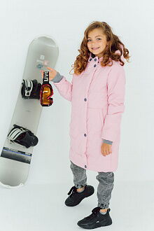 Зимняя куртка для девочки DC Kids Даяна розовая - Украина