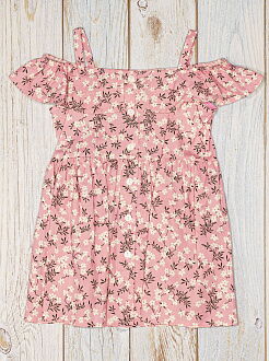 Платье для девочки Mevis розовое 3686-02 - фото