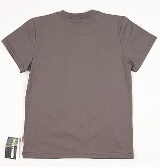 Футболка для мальчика Robinzone Кассеты темно-серая ФБ-125 - размеры