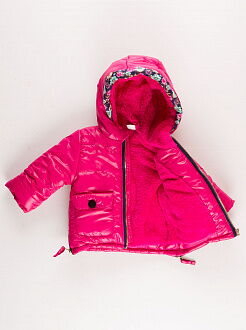 Куртка зимняя для девочки Одягайко малиновая 20040 - картинка