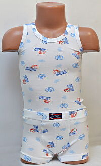 Комплект белья для мальчика (майка+боксеры) BRIX белый 9072 - фото