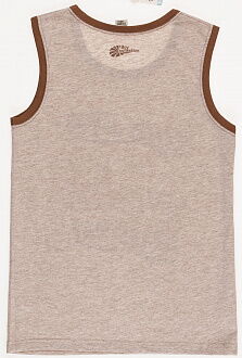 Майка для мальчика Valeri tex темно-бежевый меланж 1818-55-232 - размеры