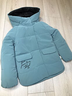 Демисезонная куртка для девочки Kidzo бирюзовая 2212 - цена