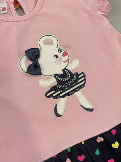 Платье для девочки Мышка-танцовщица Barmy розовое 0074 - размеры