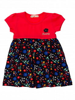 Платье для девочки Цветочек Barmy красное 0049 - цена