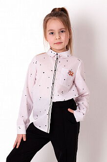 Рубашка школьная Mevis розовая 3720-04 - цена
