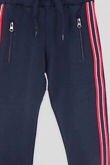 Спортивные штаны для мальчика Breeze темно-синие 13051 - фотография