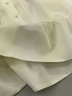 Нарядное платье для девочки Mevis Орнамент молочное 5041-01 - купить