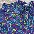 Платье для девочки Mevis Цветочки фиолетовое 4968-06 - купить