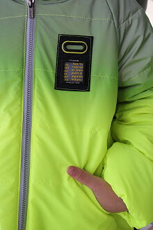 Куртка светоотражающая для девочки Kidzo салатовая 3447 - фото