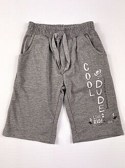 Комплект футболка и шорты для мальчика Breeze Cool Dude серый 15397 - Киев