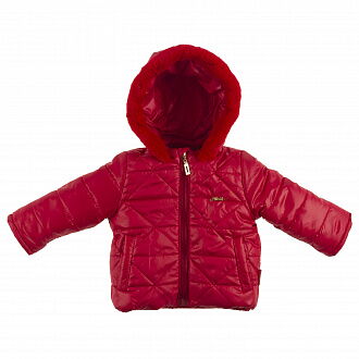 Куртка зимняя для девочки Одягайко красная 20266 - цена