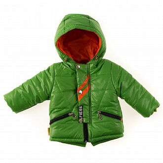 Куртка зимняя для мальчика Одягайко зеленая 20044О - цена