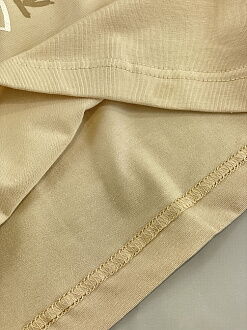 Футболка для девочки Фламинго Amor бежевая 1005-417 - размеры