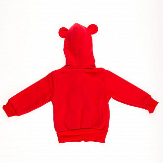 Утепленный спортивный костюм для девочки Венгрия красный 1141 - фотография