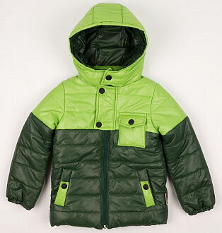 Куртка для мальчика Одягайко зеленая 2708 - цена