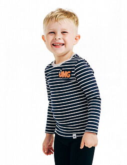 Реглан для мальчика SMIL OMG сине-белая полоска 114622 - цена