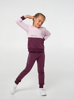 Спортивный костюм для девочки SMIL розовый 117278/117279/117296 - фотография