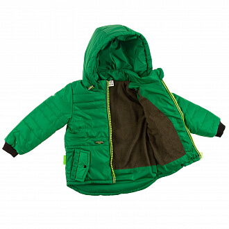 Куртка для мальчика Одягайко зеленая 22301 - фото