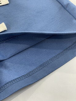 Трикотажные шорты для девочки Mevis синий индиго 5107-07 - фотография