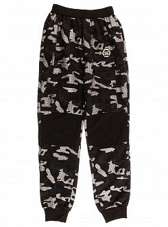 Спортивные штаны для мальчика Seagull черные 58280 - цена
