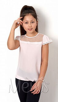 Блузка с коротким рукавом Mevis розовая 2685-01 - цена