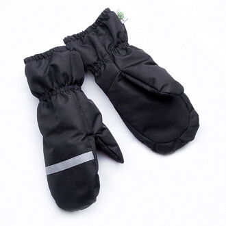 Варежки зимние из непромокаемой ткани Модный карапуз черные 03-00680 - цена