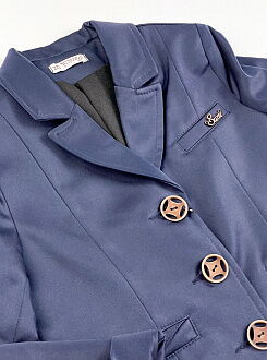 Пиджак школьный для девочки SUZIE Габби мемори-коттон синий ЖК-14605  - размеры