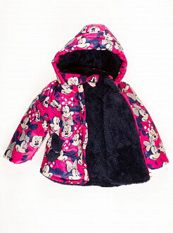 Комбинезон раздельный для девочки (куртка+штаны) ОДЯГАЙКО Минни малиновый 22110/01230 - фотография