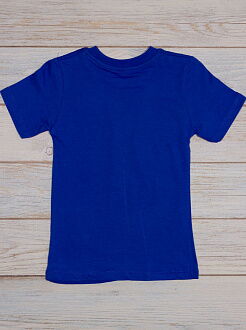 Футболка для мальчика Big Wheel синяя 574 - размеры