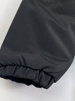 Деми куртка для мальчика Kidzo черная с оранжевым 2031 - фотография