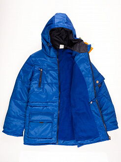 Куртка для мальчика ОДЯГАЙКО синяя 22114 - картинка