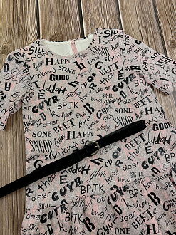 Нарядное платье для девочки Mevis розовое 4041-01 - размеры