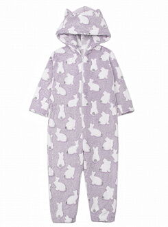 Пижама-кигуруми для девочки Фламинго Зайчики сиреневая 901-910 - цена