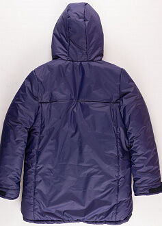 Куртка зимняя для мальчика Одягайко темно-синяя 20079 - фото