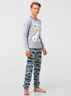 Пижама для мальчика Smil Rock серая 104801 - цена
