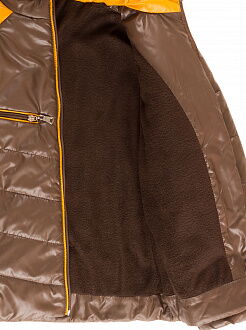 Куртка для мальчика ОДЯГАЙКО коричневая 22098О - фотография