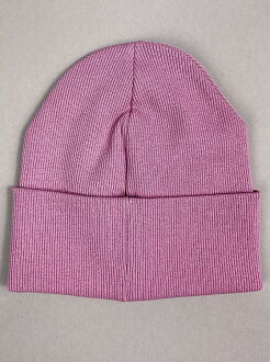 Комплект шапка и хомут для девочки Semejka Фрея темно-лиловый 9321 - фото