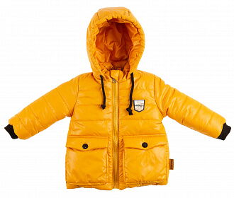 Куртка зимняя для мальчика Одягайко горчичная 20250 - цена