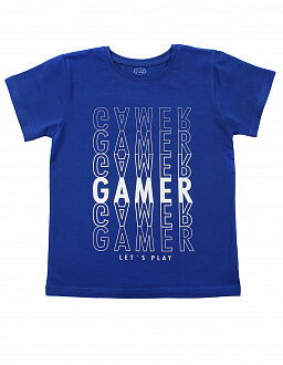 Футболка для мальчика Фламинго синяя 864-417-01 - цена