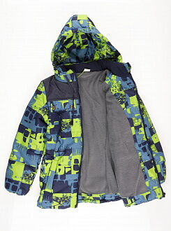 Куртка для мальчика ОДЯГАЙКО зеленая 22147 - картинка