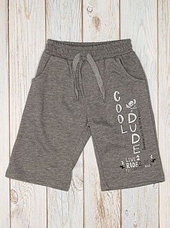 Комплект футболка и шорты для мальчика Breeze Cool Dude серый 15397 - размеры
