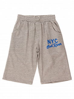 Комплект футболка и шорты Breeze NYC синий 12423 - фото