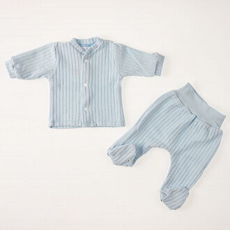 Комплект (кофта+штаны) Мия Вязка голубой 111410 - цена