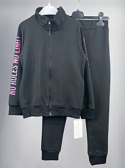 Спортивный костюм для девочки Фламинго No Rules черный 751-326 - цена