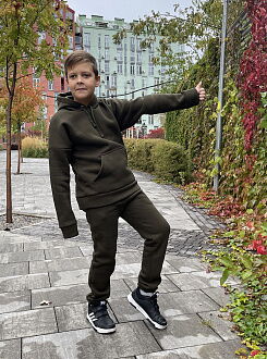 Утепленный спортивный костюм SmileTime хаки 22-9 - Украина