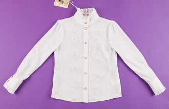 Блузка школьная SUZIE Николет белая БЛ-26709 - картинка