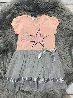 Платье для девочки Breeze Star персиковое 14116 - фото