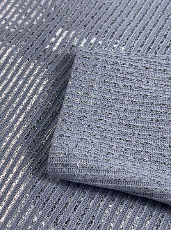 Трикотажное платье для девочки Mevis голубое 4063-03 - фотография