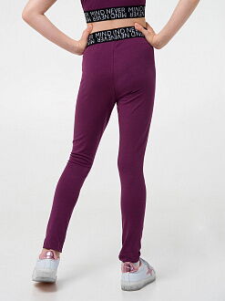Спортивные лосины для девочки SMIL бордовые 115411/115414/115491 - фотография